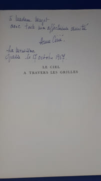 Le Ciel à travers les grilles
Prologue de José Maria Peman, Henri Bosco et Maurice Rat.
Illustrations de Monique Lachèze.
. Cirie Anne