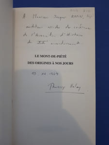 Le Mont-de-Piété des origines à nos jours