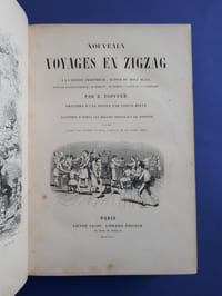 Nouveaux voyages en Zig-Zag à la grande chartreuse,
autour du Mont-Blanc, dans les vallées d'Herenz, de Zermatt, au Grimsel, à Gênes et à la corniche.