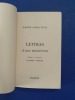 Préface et traduction d'Armel Guerne. 
Lettres à une musicienne
. Rilke Rainer Maria
