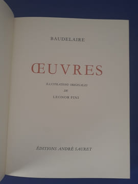 Oeuvres . Charles Baudelaire