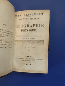 Nouveau manuel de géographie physique
. RORET]. HUOT (J. J. N.).
