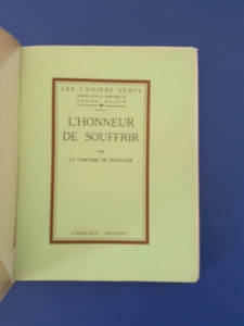 L'Honneur de souffrir