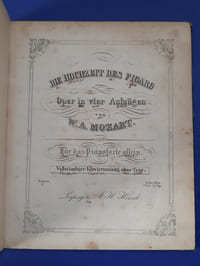 Die Hochzeit des Figaro oper in Vier Aufzügen
Für das Pianoforte allein
Réf BB568