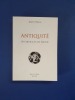 Antiquité: 180 articles de presse
. Chamay, Jacques
