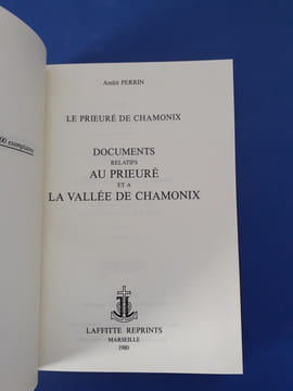 Le Prieuré de Chamonix
. André Perrin
