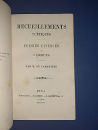 Recueillements poétiques: poésies diverses et discours