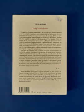 Cinq Nô modernes: théâtre
. Mishima, Yukio