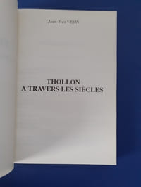 Thollon à travers les siècles.