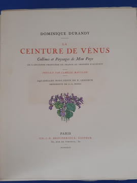 La Ceinture de Vénus, collines et paysages de mon pays
Brocherioux . Durandy, Dominique

