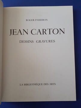 Jean Carton. Dessins - Gravures
. Passeron, Roger