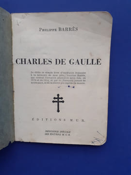 Charles de Gaulle
. Barrès Philippe