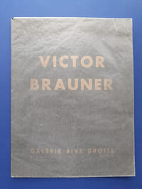 Paris, Galerie Rive Droite
agrafé sous couverture titrée,
non paginé