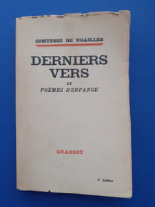 Derniers vers et poèmes d'enfance