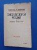 Derniers vers et po&egrave;mes d'enfance
. Comtesse de Noailles 
