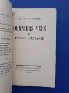 Derniers vers et poèmes d'enfance
