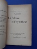La Science et l'hypoth&egrave;se
. Henri Poincar&eacute;
