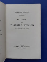 Le Crime de Sylvestre Bonnard