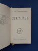 Oeuvres. Pr&eacute;f. de Roger Caillois. (Biblioth&egrave;que de la Pl&eacute;&iuml;ade ; 98)
Paris]: Gallimard, 1967
In-8&deg; de 1008 pp., 
. Saint-Exup&eacute;ry, Antoine ...