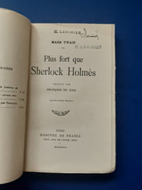 Plus fort que Sherlock Holmes