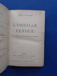 L'Oreille fendue. Les généraux limogés pendant la guerre
Les éditions de France