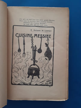 Cuisine Messine
. Ernest Auricolte de la Lazarque