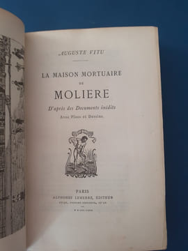 La Maison mortuaire de Molière. D'après des documents inédits.
. Vitu Auguste: