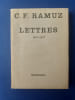 Lettres. I: 1900-1918 
. C. F. Ramuz. 

