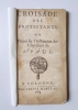 Cologne, Pierre Marteau, 1684. 44 pp. In-8°, broché.. Croisade des protestants, ou projet sur l’institution des chevaliers de saint Paul.