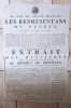 Réquisition de fourrages pour l’Armée des Pyrénées Occidentales. 16 Fructidor An II (2 Septembre 1794) 
. 
