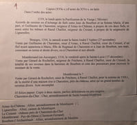 Copies d'actes du XVIe s. en latin
Accords de cession ou d'échange de fiefs