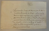 Reçu signature autographe d'Henry de Bourbon (père du Grand Condé)
