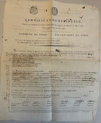 Certificat de résidence