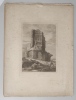 "Vue de la Tourmagne" issue de "Monuments romains du département du Gard, dessinés et gravés par Eugène Gervais de Nîmes, avec un texte poétique et ...