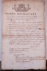 Feuille de route délivrée et signée par Pierre Poeydavant, avocat en Parlement , subdélégué général de l’intendance de Roussillon au sieur Selva, ...