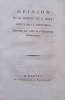 Opinion de M. Moreau de S. Méry, Député de la Martinique, sur la Motion de M. de Curt, Député de la Guadeloupe, pour l'établissement d'un Comité ...
