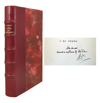 Autour de Saint-Simon. Documents originaux. Saint-Simon, Auguste Comte et les deux lettres dites 'anonymes'. Saint-Simon et l'entente cordiale. Un ...