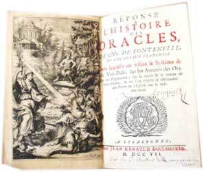 Réponse à l'histoire des oracles de Mr. de Fontenelle (...), dans laquelle on réfute le Système de Mr. Van-Dale, sur les auteurs des Oracles du paganisme (...).