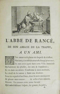 Lettre de l'abbé de Rancé à un ami, Écrite de son Abbaye de la Trappe.