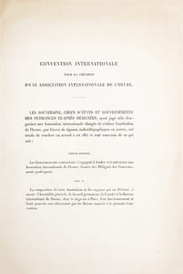 Convention internationale pour la création d'une association internationale de l'heure.