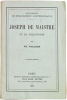 Joseph de Maistre et sa philosophie.. PAULHAN (Frédéric)