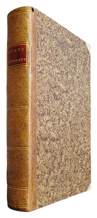 1- [ANTRAIGUES (E.L.H. de LAUNAY, comte d')]. Mémoire sur les États Généraux, leurs droits, et la manière de les convoquer. S.l., 1788. iv, [5]-279 p.2- [FERRY DE SAINT-CONSTANT (Giovanni)]. Considérations sur les révolutions des Provinces Unies. La Haye, Pierre Gosse et Paris, Marchands de nouveautés, 1788.(4), vij, [9]-131 p.