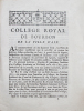 Collège royal de Bourbon de la ville d'Aix.. AIX EN PROVENCE - COLLEGE ROYAL