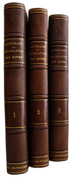 Législation des mines française et étrangère. I & II: Législation française. III- Législation étrangère.. AGUILLON (Louis)