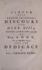 L'Amour et le Devoir conjugal, Discours sur Hebr. XIII.4. prononcé à Dublin dans l'église de Ste. Anne, le 11 Septembre 1757. Avec une dédicace à Lady ...