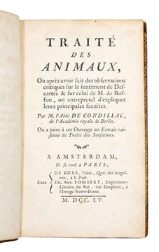 Traité des Animaux, où, après avoir fait des observations critiques sur le sentiment de Descartes, & sur celui de M. de Buffon, on entreprend ...