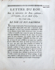 Lettre du Roi pour la convocation des Etats-Généraux, à Versailles, le 27 Avril 1789. Du 7 avril 1789. De par le Roi Dauphin.. LOUIS XVI