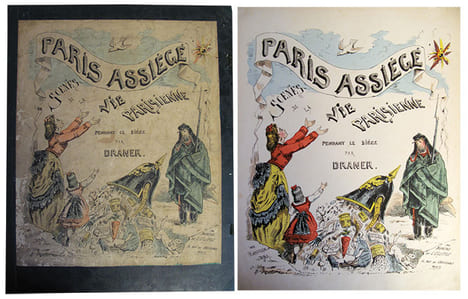 Paris assiégé. - Scènes de la vie parisienne pendant le siège. (COMPLET). GUERRE DE 1870 - DRANER (Jules Renard dit)