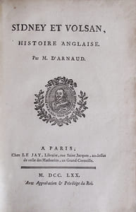 Sidney et Volsan, histoire anglaise.