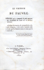 Le visiteur du Pauvre; Mémoire qui a remporté le prix proposé par l'Académie de Lyon (...).. [GERANDO (Baron Joseph Marie de)] ou DEGERANDO